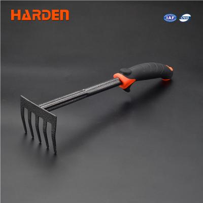 China Anti-Slip Handle Harden Wholesale Custom Professional Carbon Steel Mini Garden Hoe With TPR Handle for sale