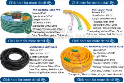 China Transparent PVC Spiral Pipe Plastic Hose With Spring Steel Wire Reinforcement for sale