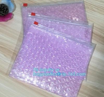 China Customized Slider bubble bag, OEM Factory Price With custom Bubble k packaing bag, Reusable Packing Bubble Packing for sale