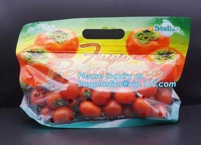 China Reclosable Fresh Fruit Cucumber Packaging Bag with Air Hole, Fruit Protect Peach Bag/kiwi Fruit Bag, fresh fruit bag wit for sale