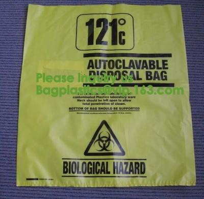 China Cytotoxic Bio Hazard biological waste orange science, Bio-Hazard Trash Bag, Polypropylene Bio Hazard Bags & Autoclavable for sale