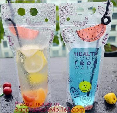 China Biodegradable Liquid Packaging Leakage Proof Pouch Custom Custom 1 Gallon Water Bag Foldable Sports Drinking Water Bag for sale