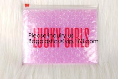 China Wholesale PVC Plastic Zipper Bubble Cosmetic Bag With Custom Logo,Holographic k Bubble Bag For Cosmetic/Hologram B for sale