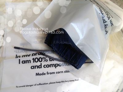 China 100% Compostable, biodegradable corn starch Zipper Slider Bags, Slider zipper bag, Eco carry bag pla bag Recyclable for sale