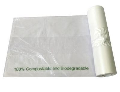 China eco reusable corn starch plastic packaging fruit bag, Food Grade Corn Starch Eco Roller Compostable Garbage Bags for sale