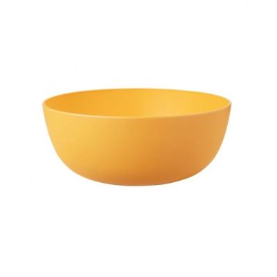 China Sustainable Home Restaurant Hotel Restaurant High Performance Extra Large Flat Bottom Biodegradable Round Salad Bowl for sale