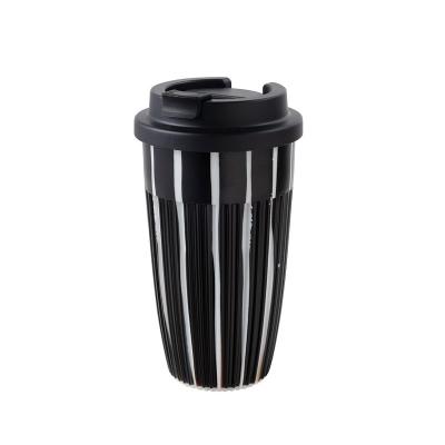 China Sustainable Online Wholesale Eco Friendly Double Wall Coffee Mug Insulated Plastic Cute Travel Coffee Mugs for sale