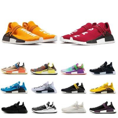 China Human Race R1 HU Pharrell Active Species Trainers Sneakers Sports Running Shoes Red Yellow White Black For Women Men Size for sale