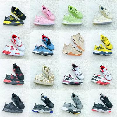 China 2022 Retro Designers Light Kids Basketball Shoes Outdoor Sports Sneaker Sports Running Casual Shoes 4 For Kid Girls Boys for sale