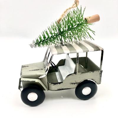 China 100% Handmade High Quality Christmas Mini Truck Christmas Tree Ornaments Pendant for sale