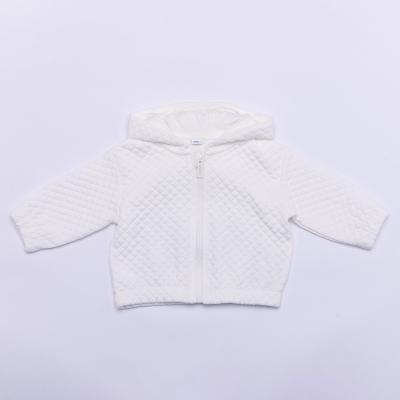 China OEM Breathable Spring/Autumn Girls White Fashionable Hoodies Kids 3 Months to 3 Years for sale