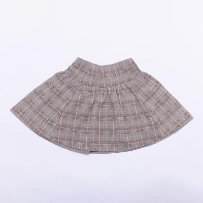 China OEM Breathable Girls Fashionable Mni Plaid Skirt For 4-14 Years Kids for sale