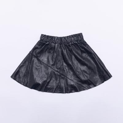 China OEM Breathable Girls Fashionable Black Pleated Skirt For 4-14 Years Kids for sale