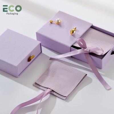 China Jewelry Packing Custom Logo Silk Velvet Suede Pack For With Insert Earring Necklace Card Jewellery Drawstring Packaging Gift Jewelry Bag Pouch for sale