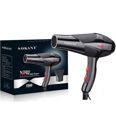 China SOKANY AC Motor Hair Dryer Concentrator Foldable Nozzle Professional Salon Hair Dryer for sale