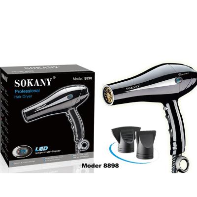 China Professional Blow Function SOKANY Foldable Salon DC Motor Concentrator/Diffuser/Ionic & Induction Hair Dryer for sale