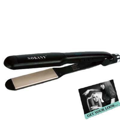 China Zogifts SOKANY Safety 2020 New Products Private Label 1.78 Inch Wide Ceramic Hair Straightening Flat Iron for sale