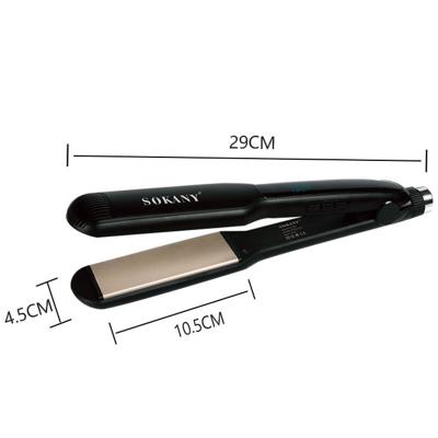 China New Design Zogifts SOKANY Safety Styling Professional Infrared Ionic Ceramic Hair Straightener Flat Iron for sale