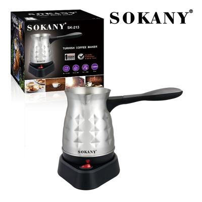 China ZOGIFTS SOKANY 220V Coffee Turkish Coffee Maker Viable Stainless Steel Electric Mocha Maker for sale