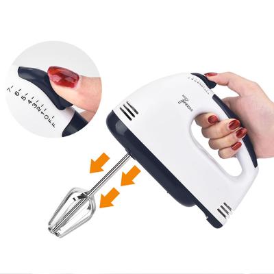 China Zogifts 220V 100W Stocked 7 Speed ​​Electric Home Kitchen Egg Beater / Batter Batter Flour Bread Dough Hand Mixer for sale