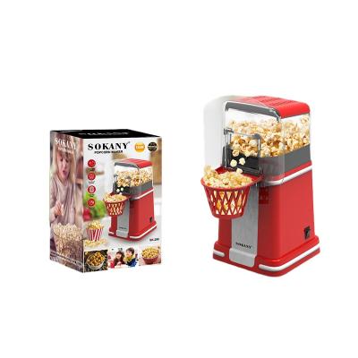 China Easy Operation Zogifts SOKANY Most Popular Hot Air Mini Electric Popper Popcorn Maker Small Scale Popcorn Maker Home Popcorn Maker for sale