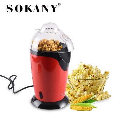 China Bucket Shape ZoSokany Mini Popcorn Maker Machine For Electric Automatic Good Quality Make Pop Corn Machine for sale