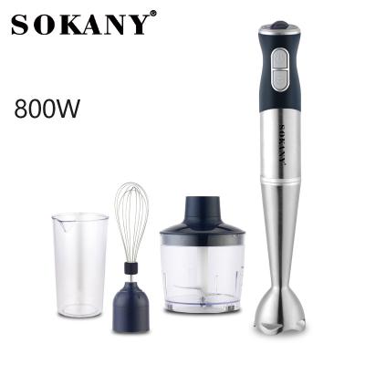 China Zogifts SOKANY 800W DC Speed ​​Control Multi-Function Stick Blender Multifunctional Hand Mixer Food Blender Hand Blender Set for sale