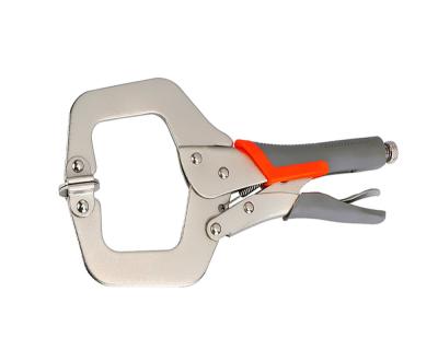 China Carbon Steel or CRV Multifunctional C Pressure Manual Locking Pliers for Quick Flange Fastener Tools for sale