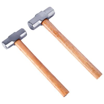 China Double Face Octagonal Mace Nail Hammer With Wooden Handle for sale