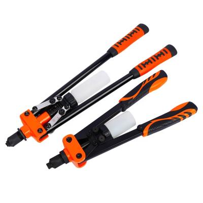 China OEM MULTI FUNCTIONAL Factory Double Handle Hand Riveter Tool Noise Common Steel Rivet Gun For Blind Rivets for sale