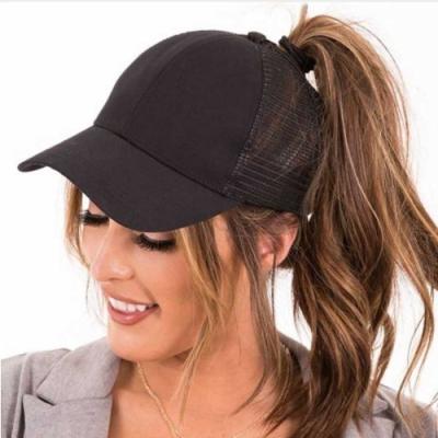 China 2019 New JOINT Sparkle Ponytail Baseball Hatss Sequins Shiny High Quality Fashion Women's Messy Bun Snapback Hip Hop Adjustable Hat for sale