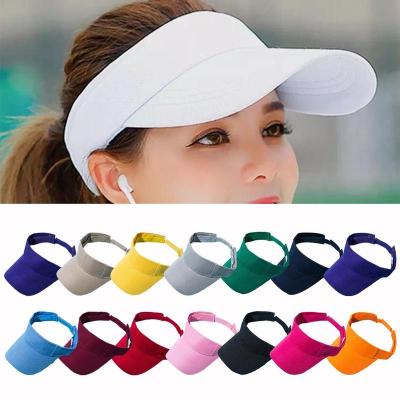 China Unisex Outdoor Adjustable Sun Visor Sun Hat Men Women Summer Sport Tennis Tennis Hats Fashion Lady Travel Beach Empty Top Hats for sale