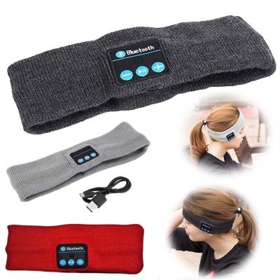 China JOINT Head Band Headphone Wireless Sports Run Yoga Sleep Music Headband Earphone With Handsfree MIC Hat Man Women Gift for sale