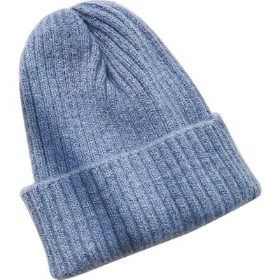 China breathable & 2021 Women's New Fashion Autumn Solid Wool Knit Hat Hot Waterproof Slap Beanie Watch Cap Spring Skull Hats For Girls for sale