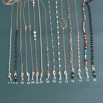 China Sunglasses Masking Chains For Women Creative Acrylic Pearl Sunglasses ing For Wholesale Fashion Jewelry Crystal Eyeglasses Chains Lanyard Glass 2021 Women Acrylic Pearl New for sale