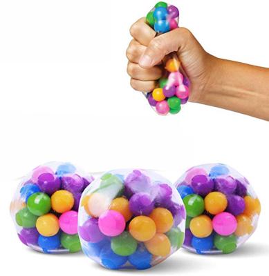 China LED Squeeze Balls 1/3pcs Clear Stress Relief Autism Mood Balls 1/3pcs Healthy Funny Healthy Funny Toy Children Christmas Gift for sale