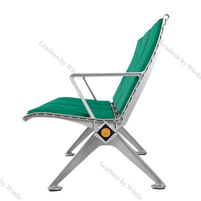 China Modern Stylish Fashionable 3 In 1 Chair Leather Waiting Chairs Wood Waiting Chairs for sale