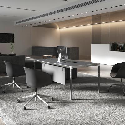 China Multi-Functional L-Shaped Director Office Desk Computer Table (Height)Wisda High Quality Wood Adjustable Metal Director for sale