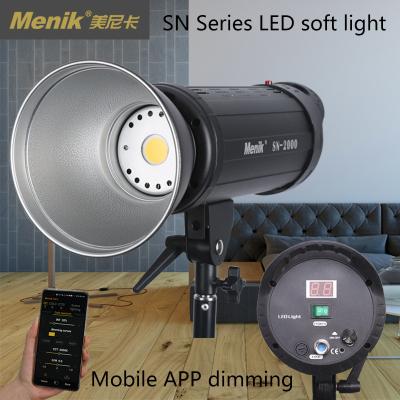 China Menik SN Series Photo Led Continuous Studio Light Photography Lamp Light For Portrait Photographic Lighting Video Films SN-60/1000/1500/2000/1000A/1500A/2000A for sale