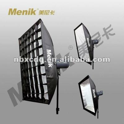 China Photos Menik SS-8 Photo Studio Light Folding Softbox Nice Square Socket With Grid Softbox Photography for sale