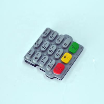 China Brand New Telecommunication Equipment Verifone POS Machine Vx680 OEM Keypad Silicone for sale