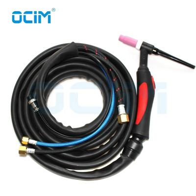 China Metal TIG Welding WP18F New Designed Water Cooled Welding Tig Torch With 35-50mm Connection for sale