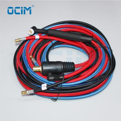 China WP-20 Tig Torch Water Cooled Package with WP20-2 Soft Rope Slack Rope for sale