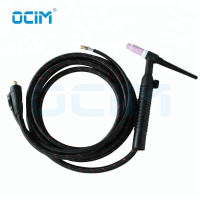 China Metal TIG Welding WP26V Gas And Whole Cable Torch For Iron Pipe Welding for sale