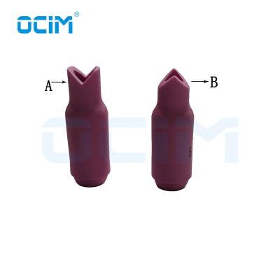 China 10PCS Al2O3 Alumina Ceramic Nozzle Cups 90 Degree For SR WP 17 18 26 Series Tig Welding Torch for sale