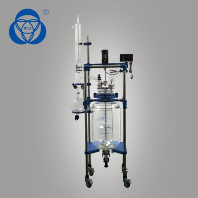 중국 주문을 받아서 만들어진 유리제 증류법 단위 PTFE 밀봉 부속 적당한 구조 판매용