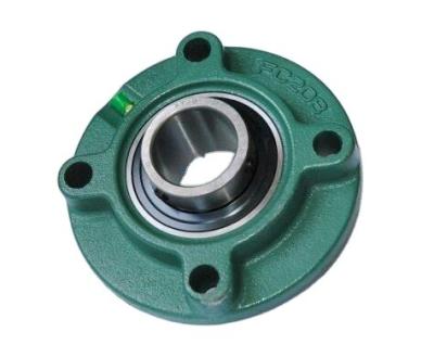 China Can be used as a one way axial positoning pillow block bearing high precision FC209 4 bolts circle flange bearing zu verkaufen