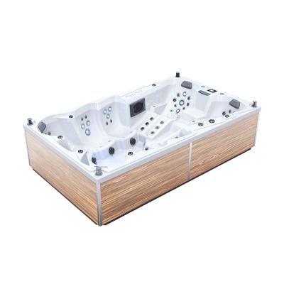 China Free Wholesale USA 9 Person Spa Outdoor Plug And Play Hot Tub for sale