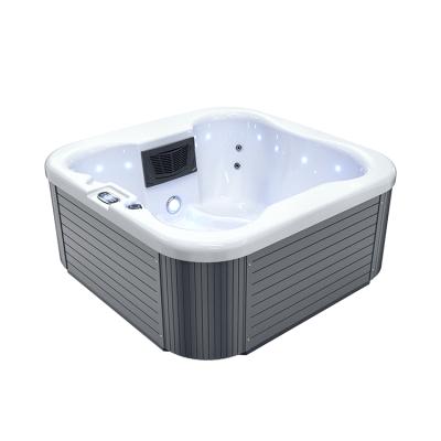 China hidromassagem 4 free outdoor banheira seat hot tub with bluetooth for sale