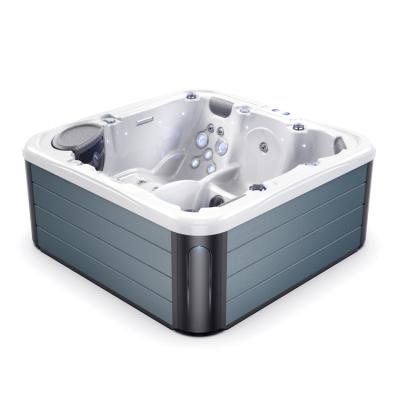 China 2 Sofa Freestanding Hot Tub and 3 Seat Jaccuzi Massage Hydrotherapy Outdoor Whirlpool Spa for sale